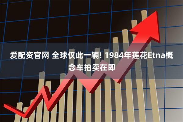 爱配资官网 全球仅此一辆! 1984年莲花Etna概念车拍卖在即